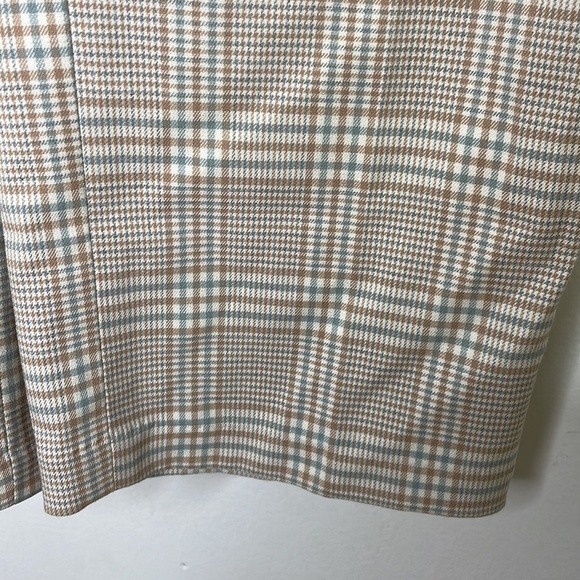 NWOT Joie plaid high waisted straight legs trousers - Picture 5 of 8